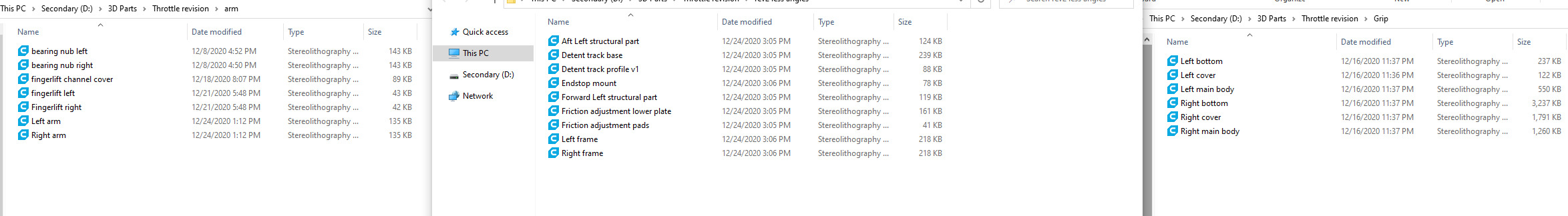 The dreaded print list I was looking at on Christmas Eve.