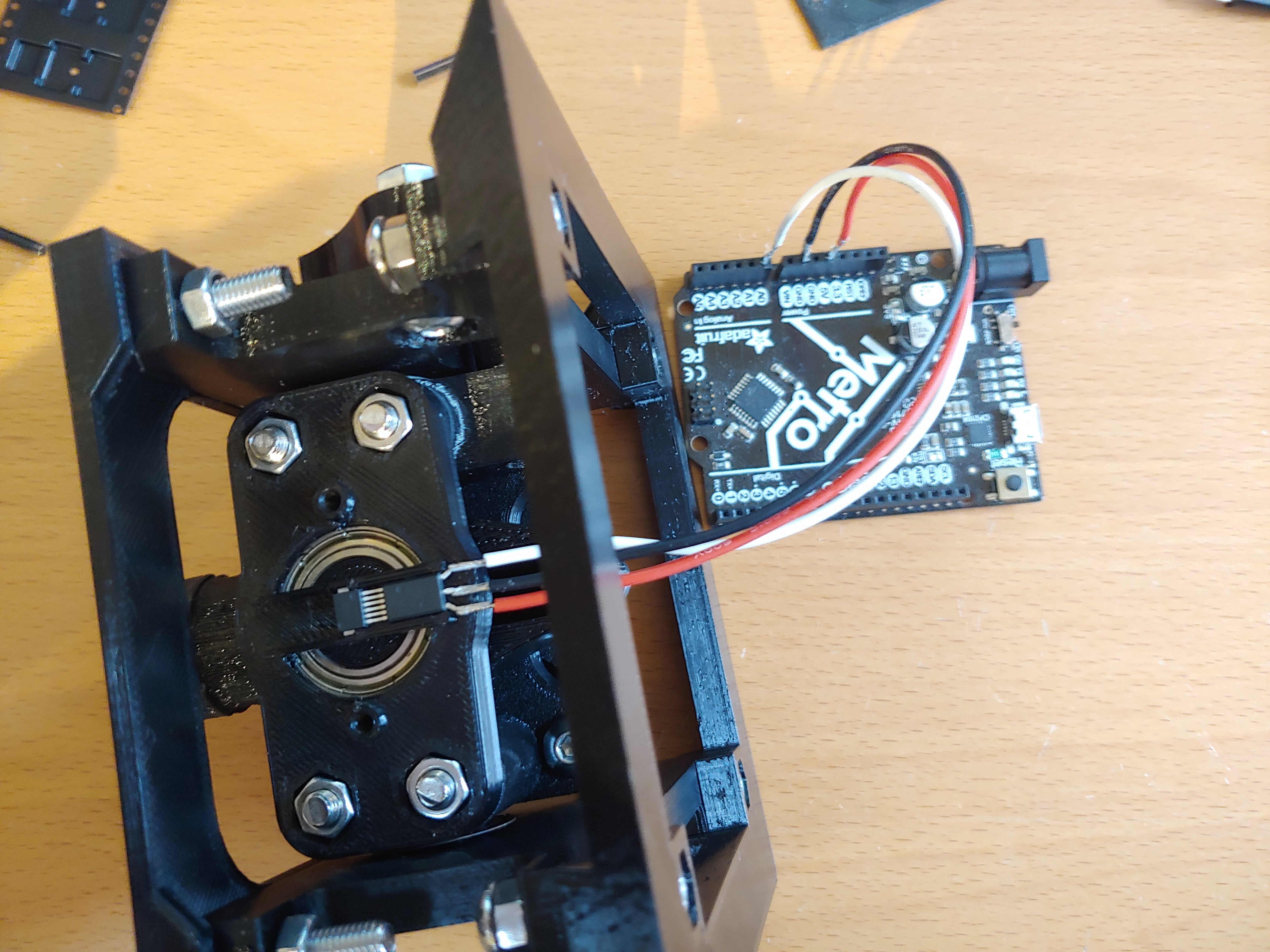 Testing the sensor mount